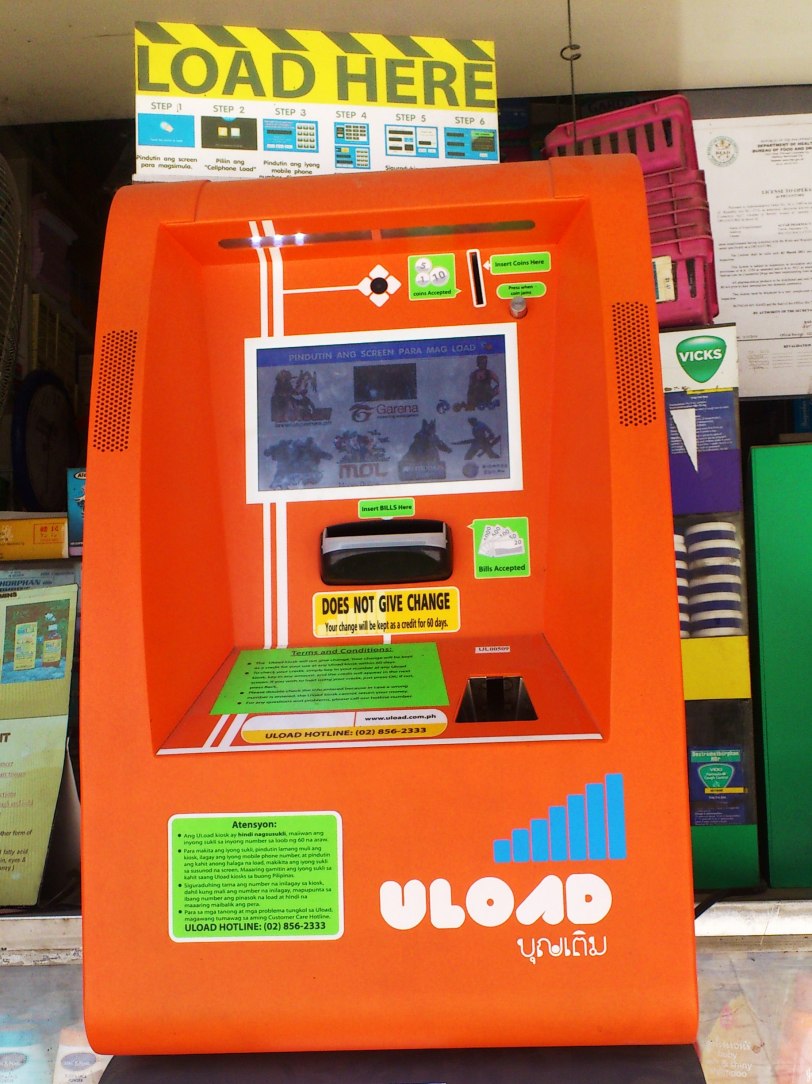 Uload--The Automated Cell Phone Load Machine